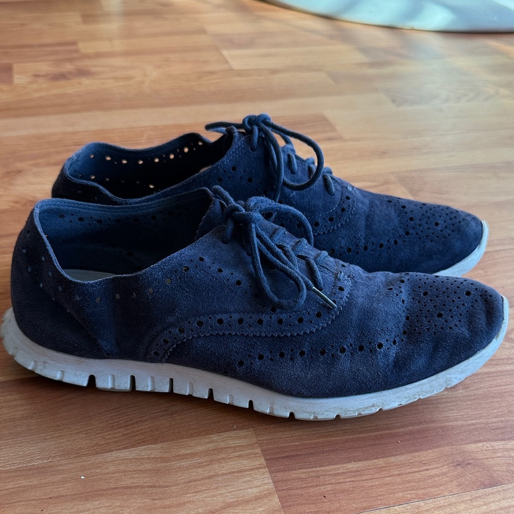 Cole Haan Zero Grand Navy Sneaker Dress shoes